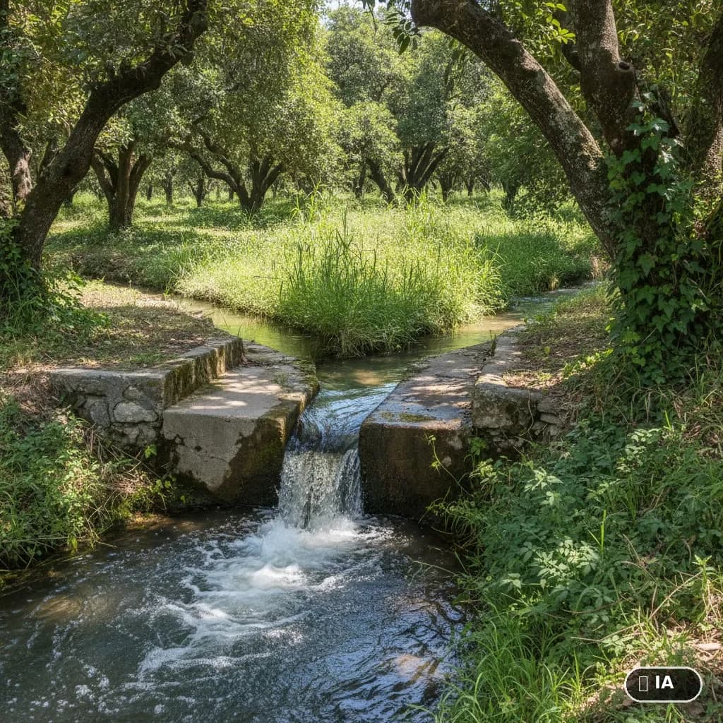 La arquitectura del agua: Madre, Ramales y Regaderas