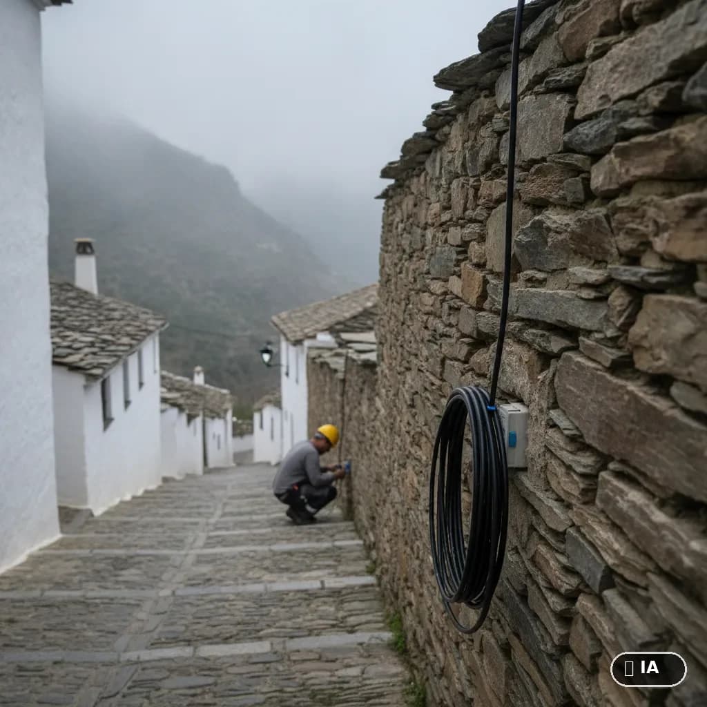 El cable y la piedra